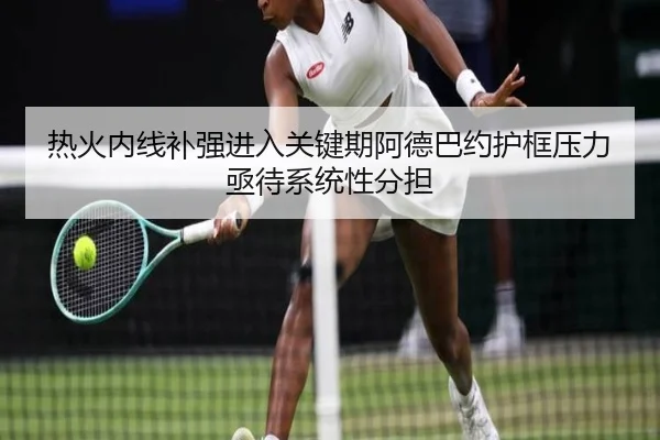 热火内线补强进入关键期阿德巴约护框压力亟待系统性分担